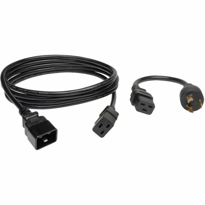 Tripp Lite by Eaton PDU 3.7kW Single-Phase 208/230V Switched PDU - LX Platform 8 C13 Outlets C20 Input with L6-20P Adapter 2.4m Cord 1U Rack-mount TAA - Thumbnail 3