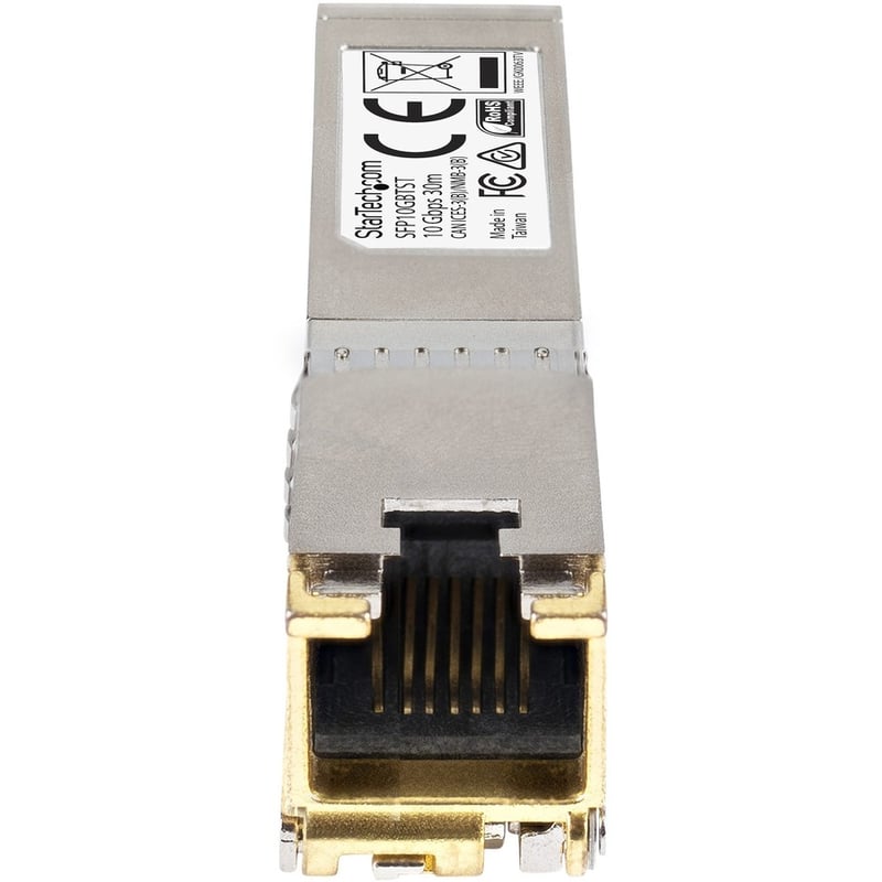 StarTech.com Cisco SFP-10GB-TC Compatible SFP+ Module - 10GBASE-T - 10GE Gigabit Ethernet SFP+ SFP to RJ45 Cat6/Cat5e Transceiver - 30m - Thumbnail 5