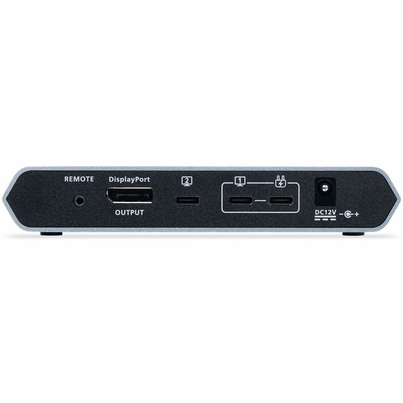 IOGEAR 2-Port 4K USB-C Desktop KVM with DisplayPort output and USB peripheral - Thumbnail 3