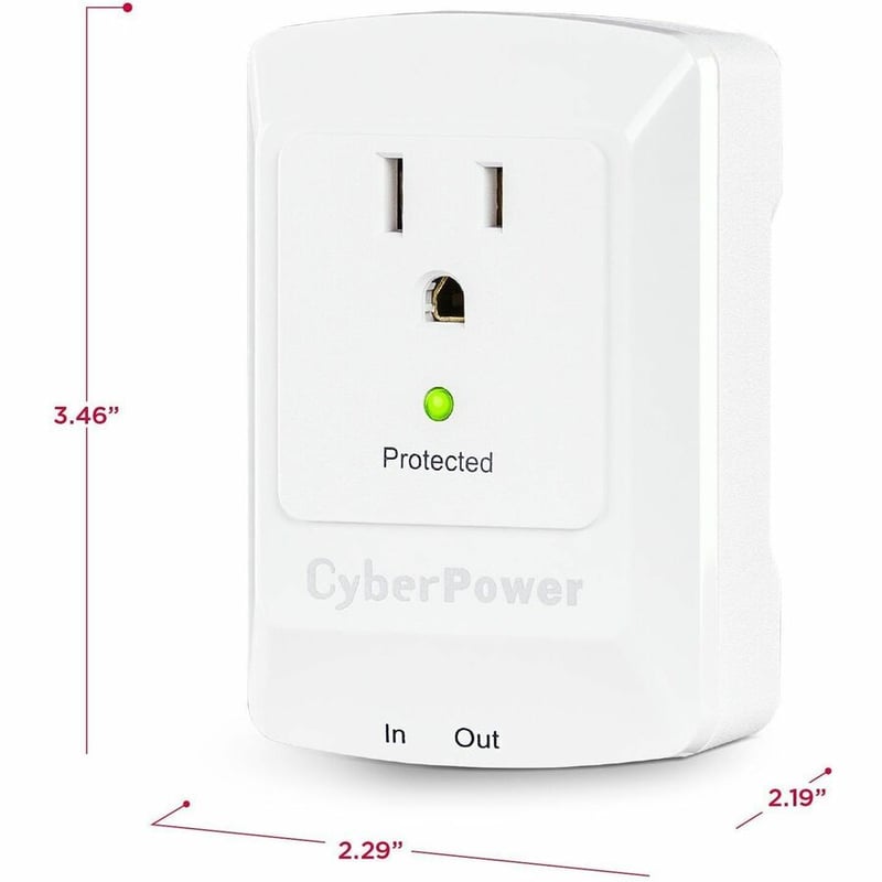 CyberPower CSP100TW Professional 1 - Outlet Surge with 900 J - Thumbnail 3