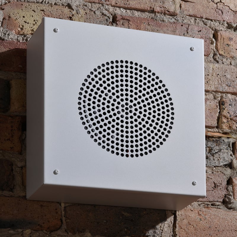 Quam SYSTEM 6VPS Indoor/Outdoor Surface Mount, Wall Mountable Speaker - 16 W RMS - White Powder Coat - TAA Compliant - Thumbnail 2