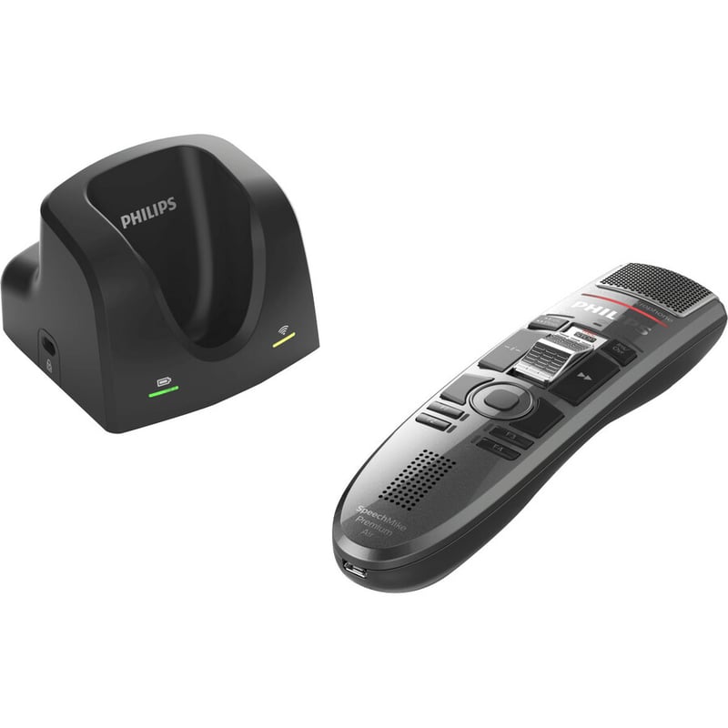 Philips SpeechMike Premium Air SMP4010 Digital Voice Recorder - Thumbnail 2