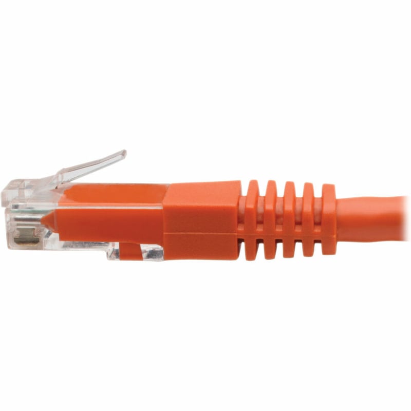 Eaton Tripp Lite Series Cat6 Gigabit Molded (UTP) Ethernet Cable (RJ45 M/M), PoE, Orange, 6 ft. (1.83 m) - Thumbnail 5