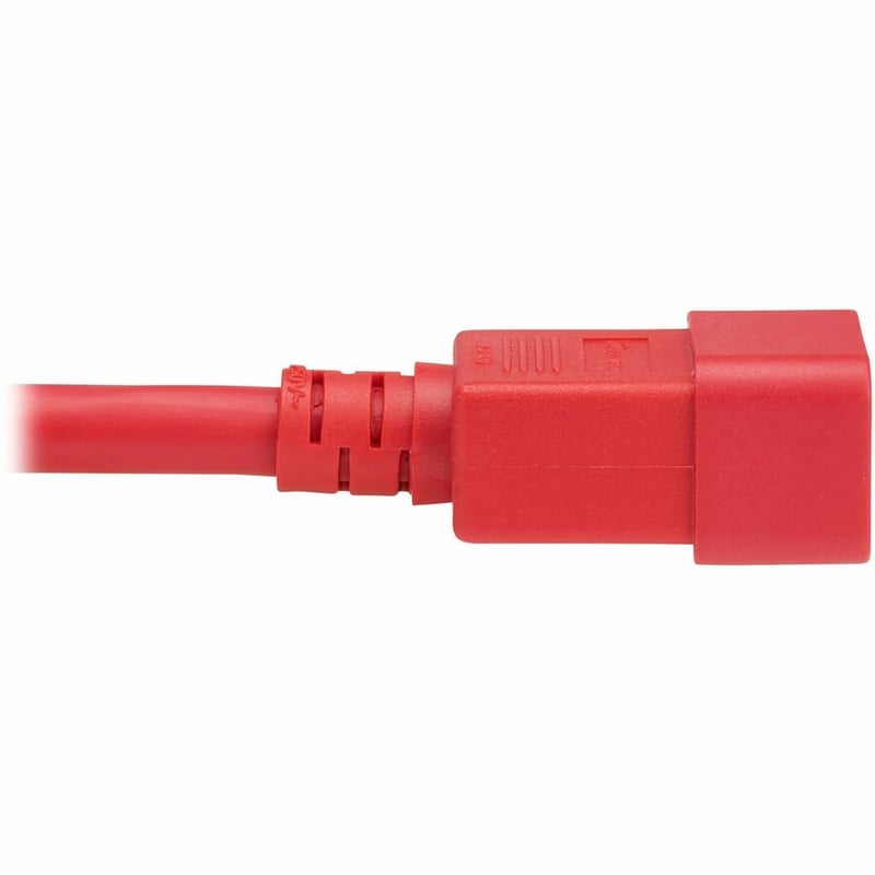 POWER CORD C20 C21 HEAVY-DUTY 20A 250V 12 AWG 4FT RED - Thumbnail 4