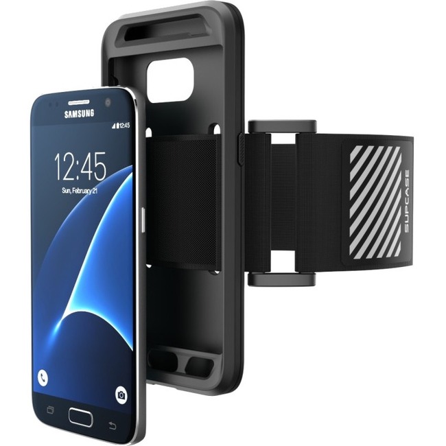 SUPCASE SAMSUNG GALAXY S7 EASY FITTING SPORT ARMBAND AND FLEXIBLE CASE COMBO - B - Thumbnail 1