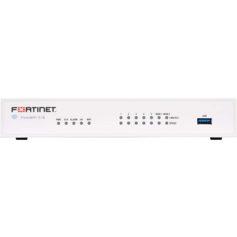 Fortinet FortiWifi FWF-51E Network Security/Firewall Appliance - Thumbnail 1