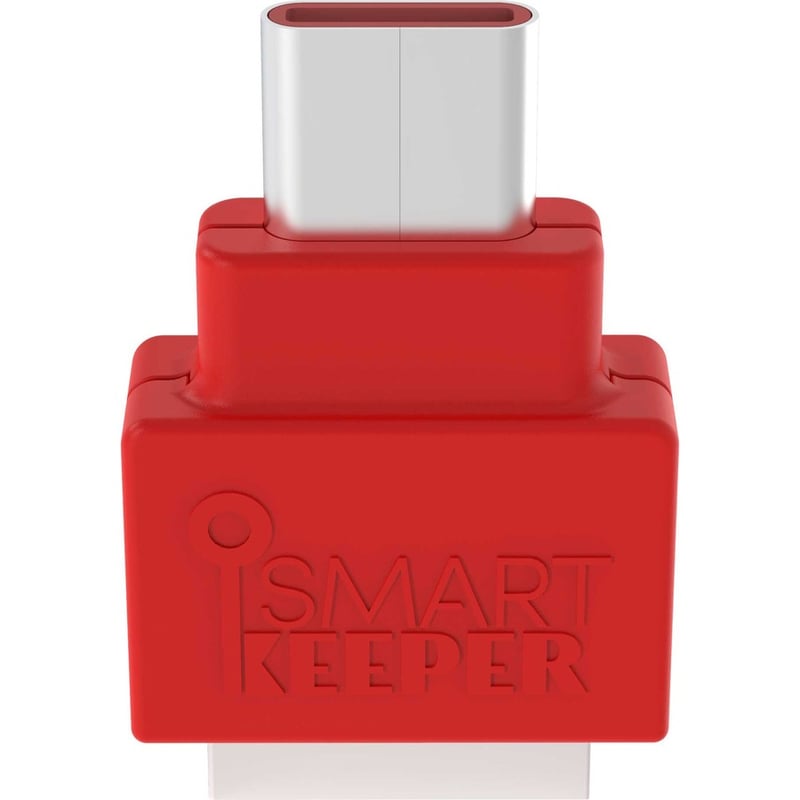 Panduit Smartkeeper USB Type C Blockout Device, Red - Thumbnail 2
