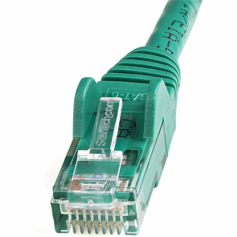 StarTech.com 25ft CAT6 Ethernet Cable - Green Snagless Gigabit - 100W PoE UTP 650MHz Category 6 Patch Cord UL Certified Wiring/TIA - Thumbnail 3