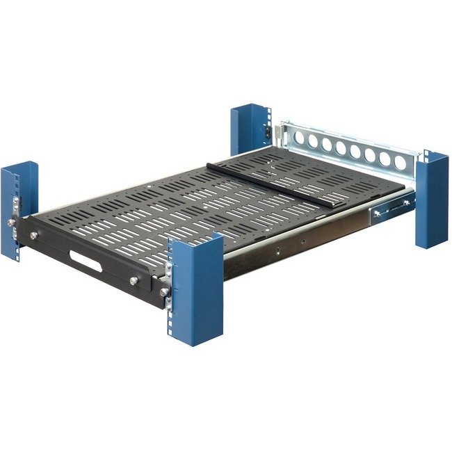 2U HEAVY DUTY SLIDING SHELF 28IN DEPTH WITH CABLE MANAGEMENT - Thumbnail 1