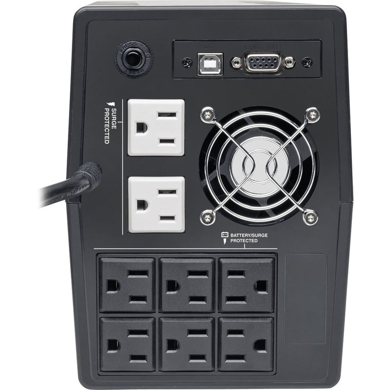 Tripp Lite by Eaton UPS 1440VA 900W Line-Interactive UPS - 8 NEMA 5-15R Outlets AVR 120V 50/60 Hz USB Serial LCD Tower - Thumbnail 4