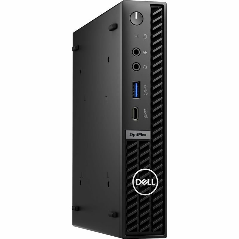 Dell OptiPlex 7000 7010 Desktop Computer - Intel Core i5 13th Gen i5-13500T Tetradeca-core (14 Core) 1.60 GHz - 16 GB RAM DDR5 SDRAM - 256 GB M.2 PCI Express NVMe SSD - Micro PC - Black - Thumbnail 1
