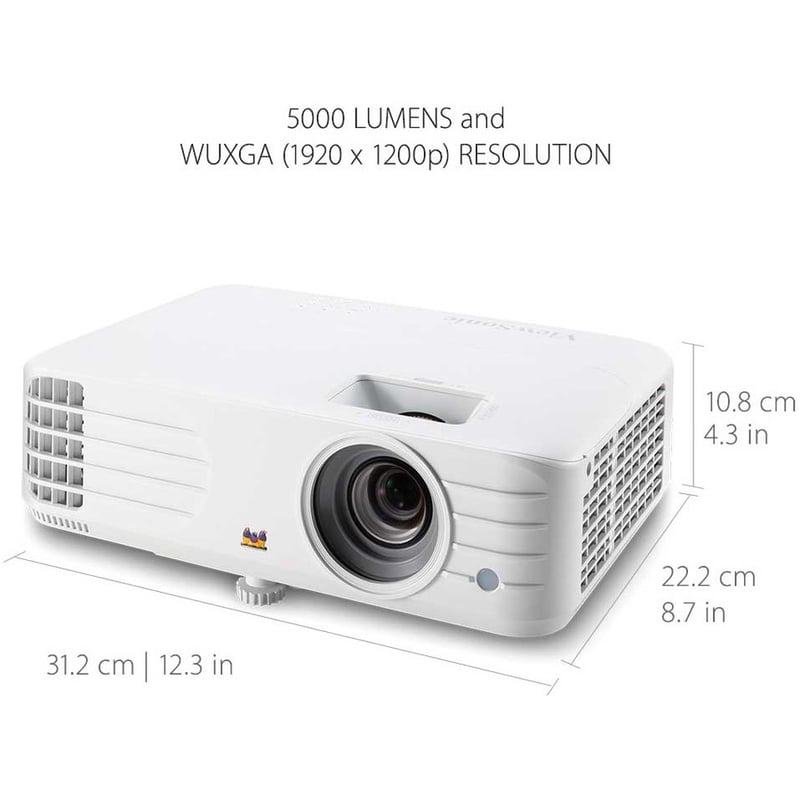 ViewSonic PG701WU 3500 Lumens WUXGA Projector with Vertical Keystone Dual 3D Ready HDMI Inputs and Low Input Latency for Home and Office - Thumbnail 4