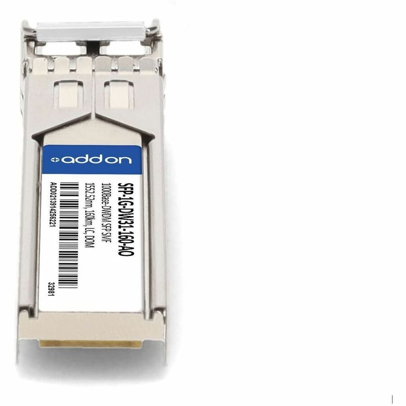 AddOn MSA and TAA 1000Base-DWDM SFP Transceiver C-Band 100GHz (SMF, 1552.52nm, 160km, LC, DOM) - Thumbnail 4