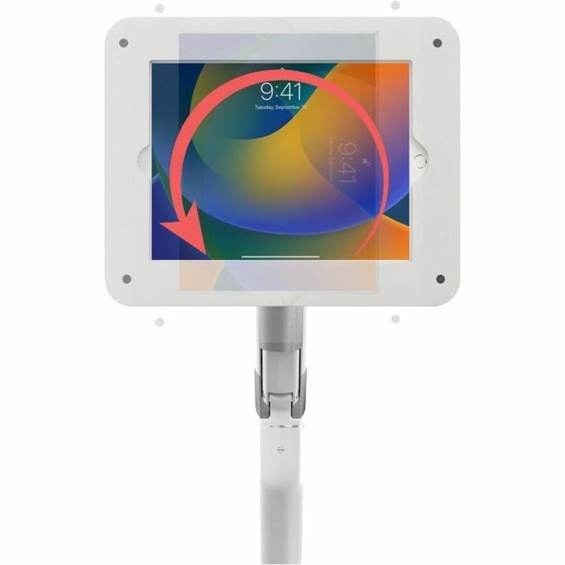 CTA Digital Security Slim Spring Arm w/ USB Ports for iPad 10.2 Series, iPad Air 3, and iPad Pro 10.5 (White) - Thumbnail 3