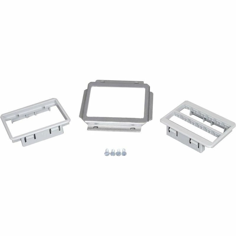 Wiremold Multiplex Faceplate Series Single Opening Faceplate with Adapters