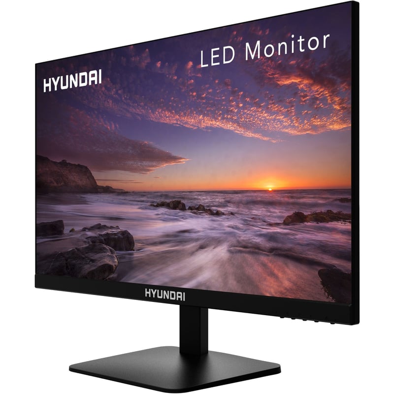 Hyundai 24-Inch Professional Office Monitor, 75Hz, 1080p Full HD (1920x1080) LCD, HDMI and VGA, VESA Mountable, Black, 24FOM Series - Thumbnail 1