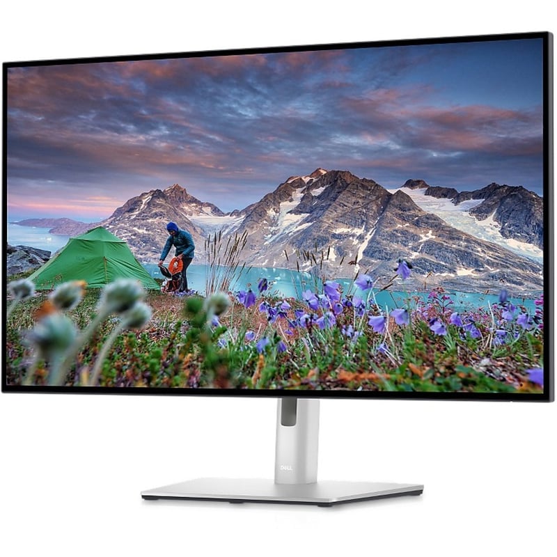 Dell UltraSharp U2723QE 27" Class 4K UHD LCD Monitor - 16:9 - Black, Silver - Thumbnail 4