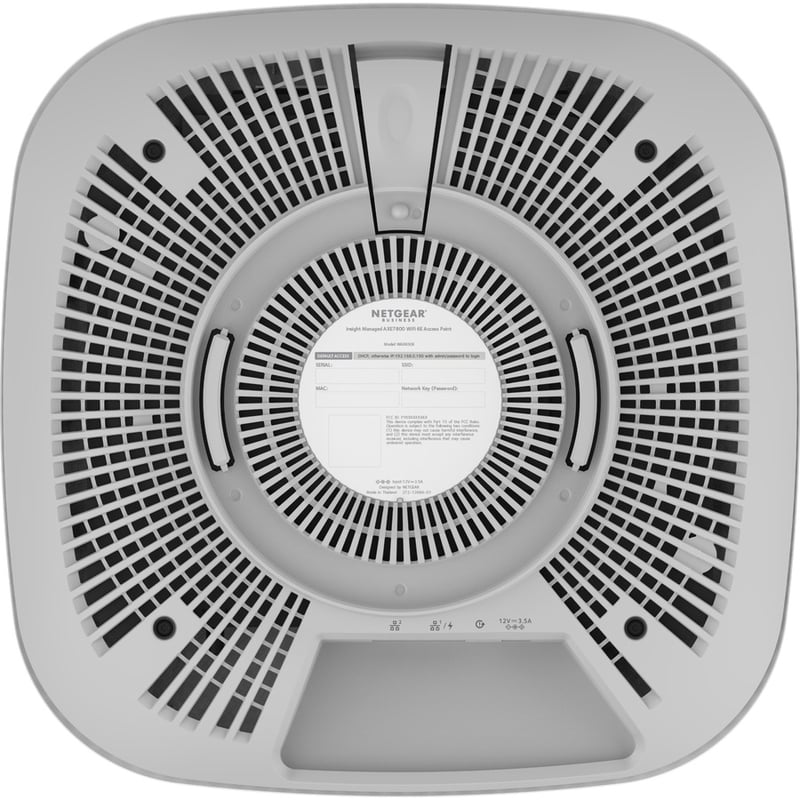 Netgear WAX630E Tri Band Wi-Fi 6 IEEE 802.11 a/b/g/n/ac/ax/i 7.80 Gbit/s Wireless Access Point - Indoor - Thumbnail 5