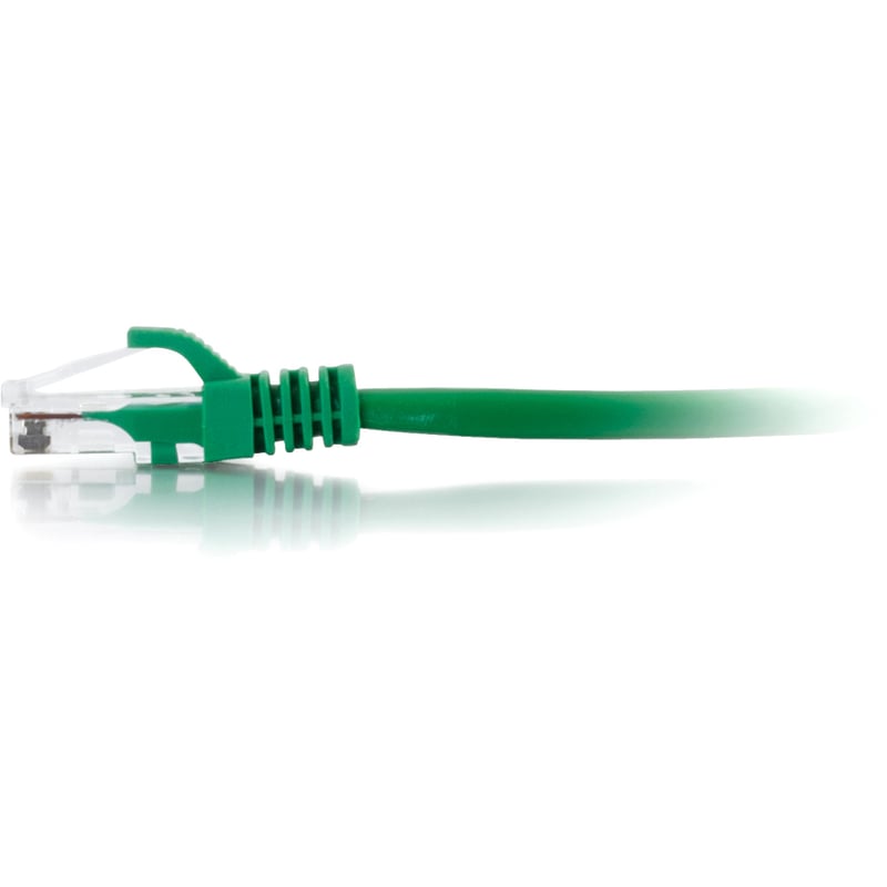 C2G-50ft Cat6 Snagless Unshielded (UTP) Network Patch Cable - Green - Thumbnail 2