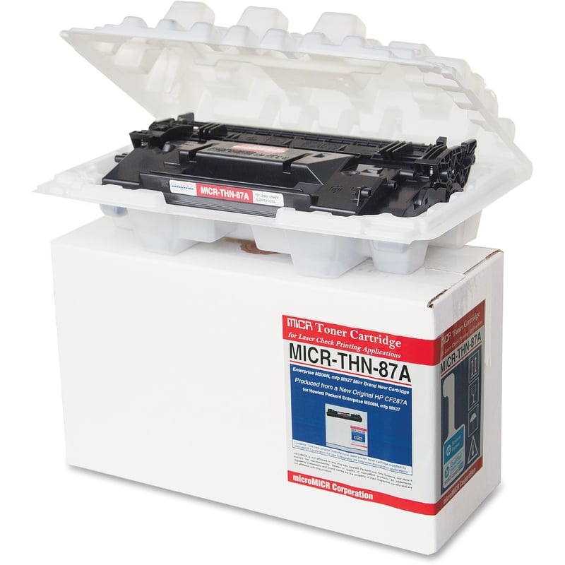 MICROMICR MICR CF287A 87A HIGH QUALITY NEW BUILD TONER CARTRIDGE FOR USE IN HP L - Thumbnail 1