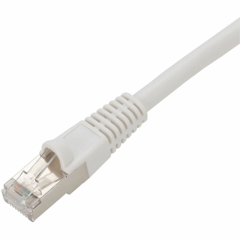 AddOn 15ft White CAT 7 Shielded (S/FTP) PVC Ethernet Cable Snagless Bubble Boot RJ-45 M/M - Thumbnail 2