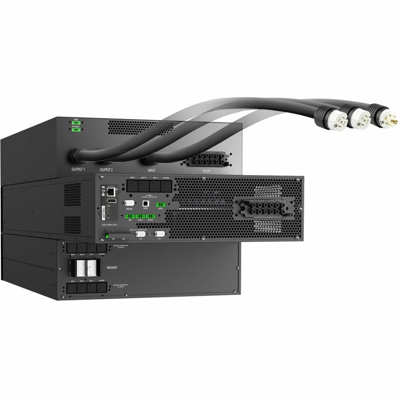 Eaton 5kW UPS bundle/kit model that includes a 5kW Power Module, 5k-MBP, one EBM and NETWORK-M3 card. - Thumbnail 3