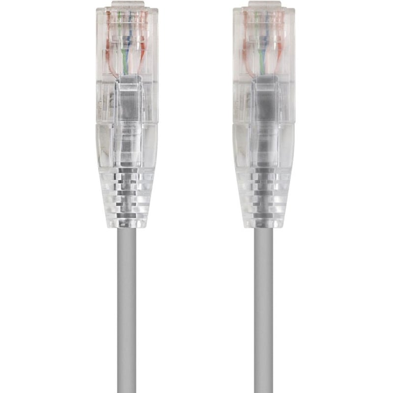 SLIMRUN CAT6 UTP CABLE-6-INCH GRAY - Thumbnail 1