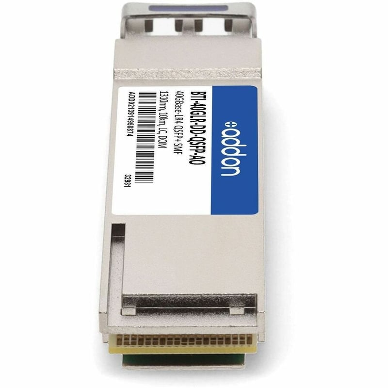 AddOn Juniper Networks® BTI-40GLR-DD-QSFP Compatible TAA 40GBase-LR4 QSFP+ Transceiver (SMF, 1310nm, 10km, LC, DOM) - Thumbnail 4