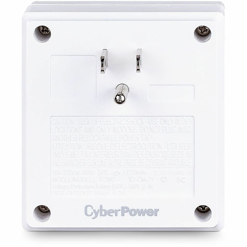 CyberPower P2WU Professional 2 - Outlet Surge with 500 J - Thumbnail 2