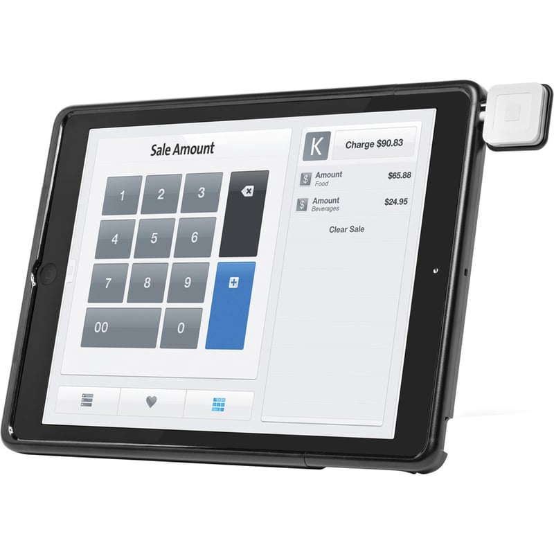 Kensington SecureBack Payments Enclosure For iPad Air/iPad Air 2 - Black - Thumbnail 3