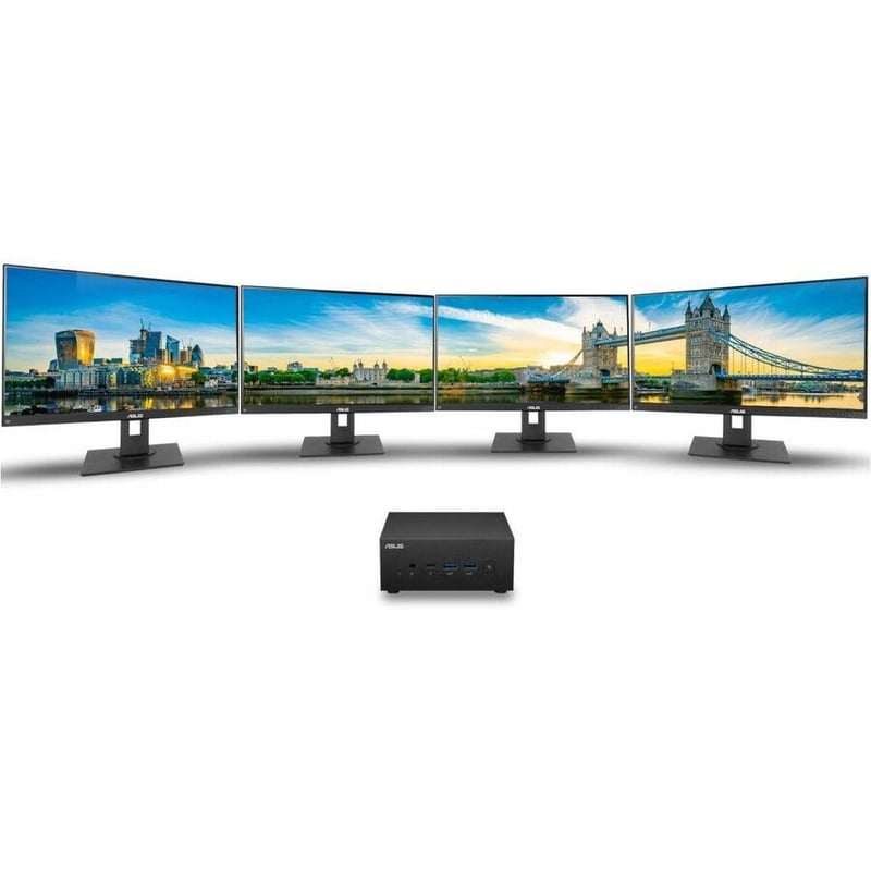 Asus ExpertCenter PN64-E1 PN64-E1-SYS582PX1TD Desktop Computer - Intel Core i5 13th Gen i5-13500H - 8 GB - 256 GB SSD - Mini PC - Eco Black - Thumbnail 2