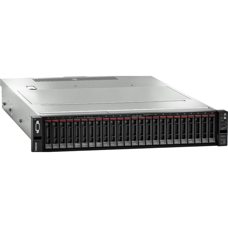 Lenovo ThinkSystem SR650 7X06A0N7NA 2U Rack Server - 1 Xeon Gold 5215 2.50 GHz - 256 GB RAM - 480 GB SSD - (2 x 240GB) SSD Configuration - Serial ATA/600 Controller - Thumbnail 1