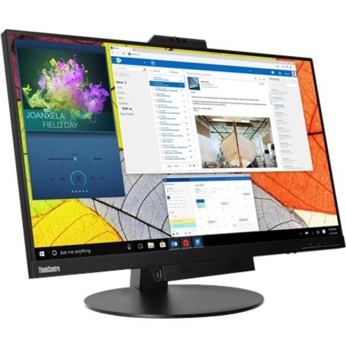 Lenovo ThinkCentre TIO27 27" Class Webcam WQHD LCD Monitor - 16:9 - Black - Thumbnail 1