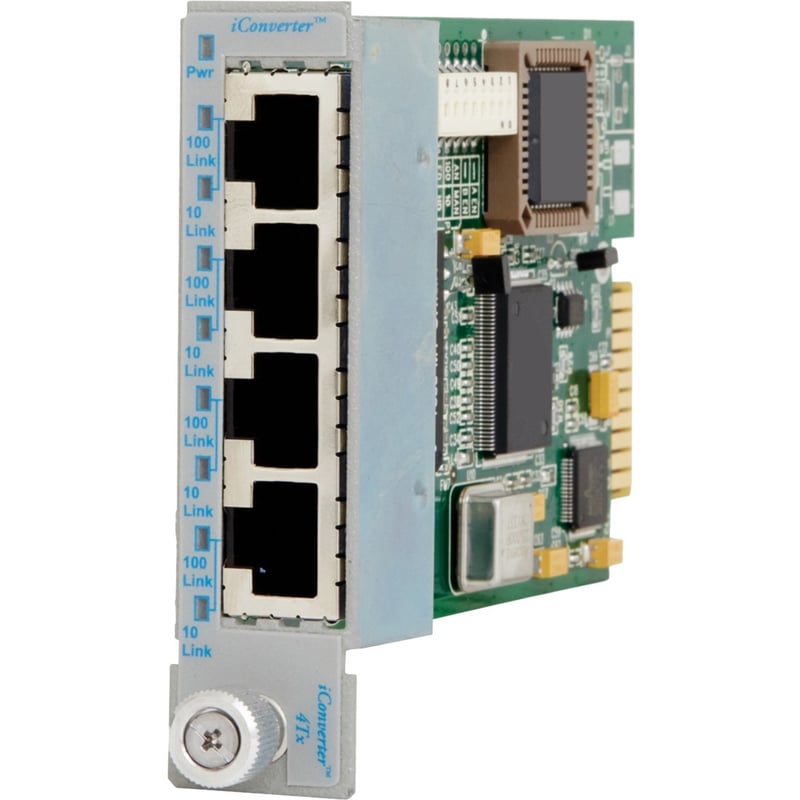 Omnitron Systems 4Tx VT 4-Port Fast Ethernet VLAN Switching Module