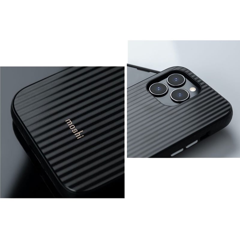 Moshi Arx Slim Hardshell Case Mirage Black for iPhone 13 Pro Max - Thumbnail 5