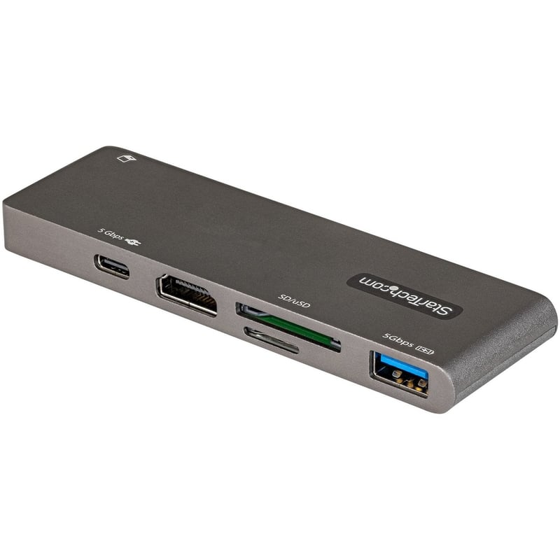 StarTech.com USB C Multiport Adapter for MacBook Pro/Air, USB Type-C to 4K HDMI, Power Delivery, SD/MicroSD, USB 3.0 Hub, USB-C Mini Dock - Thumbnail 2