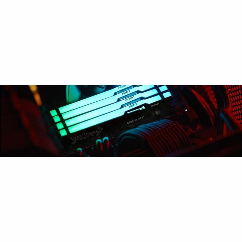 128GB 5600MT/S DDR5 CL36 DIMM (KIT OF 2) FURY BEAST RGB - Thumbnail 4