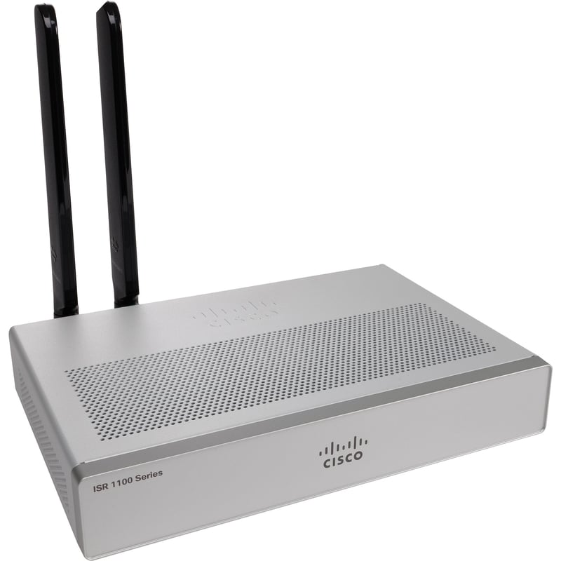 Cisco C1101-4PLTEPWA Wi-Fi 5 IEEE 802.11ac Ethernet Modem/Wireless Router - Thumbnail 1