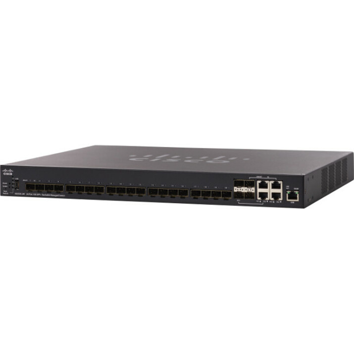 Cisco SX350X-24F 24-Port 10G SFP+ Stackable Managed Switch - Thumbnail 2