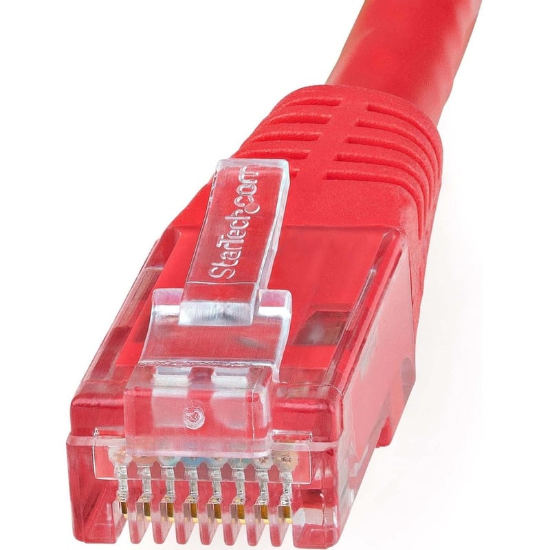 StarTech.com 5ft CAT6 Ethernet Cable - Red Molded Gigabit - 100W PoE UTP 650MHz - Category 6 Patch Cord UL Certified Wiring/TIA - Thumbnail 3