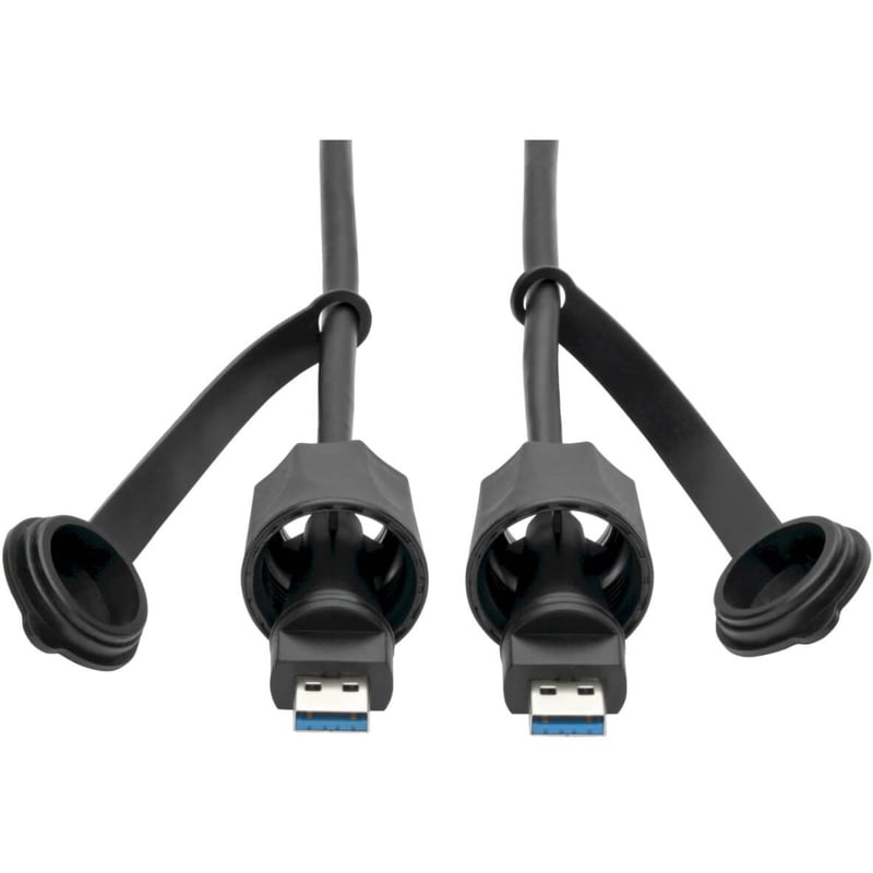 Tripp Lite by Eaton USB 3.0 SuperSpeed A to A M/M Cable Industrial - IP68 Shielded 3 ft. (0.91 m) TAA - Thumbnail 1