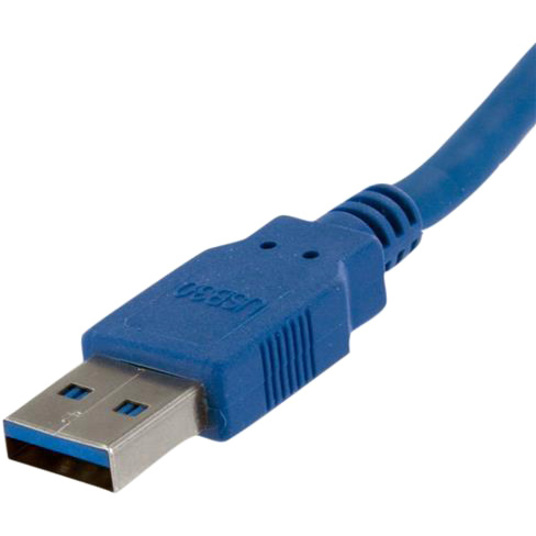 StarTech.com SuperSpeed USB 3.0 (5Gbps) Cable A to B - USB 3.0 A (M) to USB 3.0 B (M) - 480 MBytes/s or 4.8 Gbps - 3 ft - Thumbnail 3