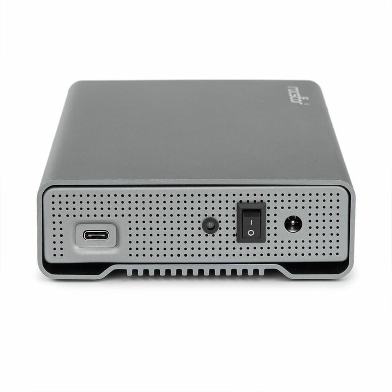 Rocstor Rocpro D90 28 TB Rugged Hard Drive - External - SATA (SATA/600) - Aluminum Gray