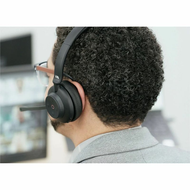 HS BT AINC MIC ANC USB-C DONGLE WIRELESS HEADSET WITH ANC AI ENC - Thumbnail 5