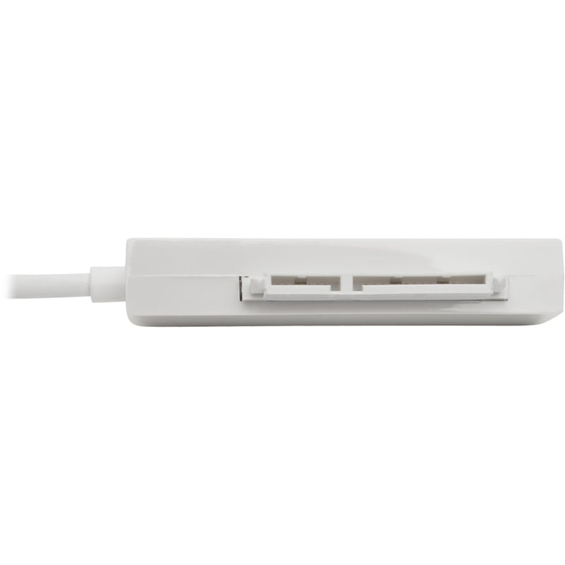 Tripp Lite by Eaton USB 3.2 Gen 2 (10 Gbps) USB-C to SATA III Adapter Cable with UASP 2.5 in. SATA Hard Drives Thunderbolt 3 Compatible White - Thumbnail 4