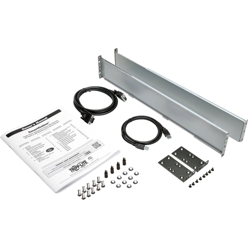 Eaton Tripp Lite Series SmartOnline 208/230V 1000VA 900W Double-Conversion UPS - 6 Outlets, Extended Run, Card Slot, LCD, USB, DB9, 2U Battery Backup - Thumbnail 2