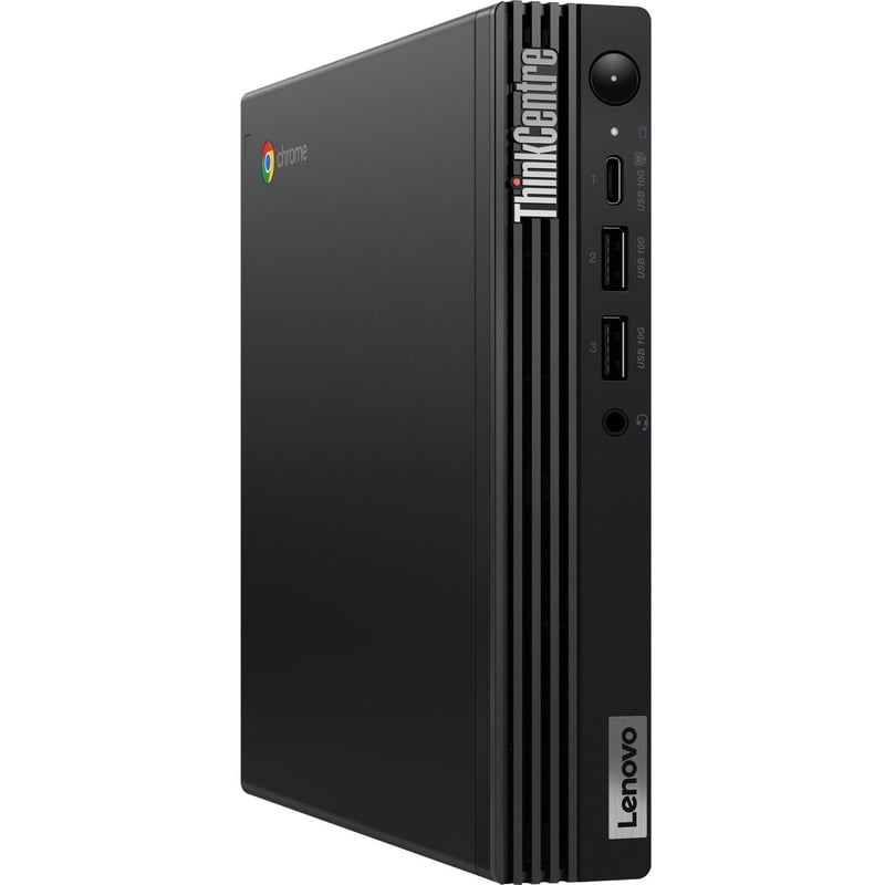 Lenovo ThinkCentre M60q 12JL0003US Chromebox - Intel Core i3 12th Gen i3-1215U Hexa-core (6 Core) 1.20 GHz - 16 GB RAM DDR4 SDRAM - 256 GB M.2 PCI Express NVMe 4.0 x4 SSD - Tiny - Black - Thumbnail 1