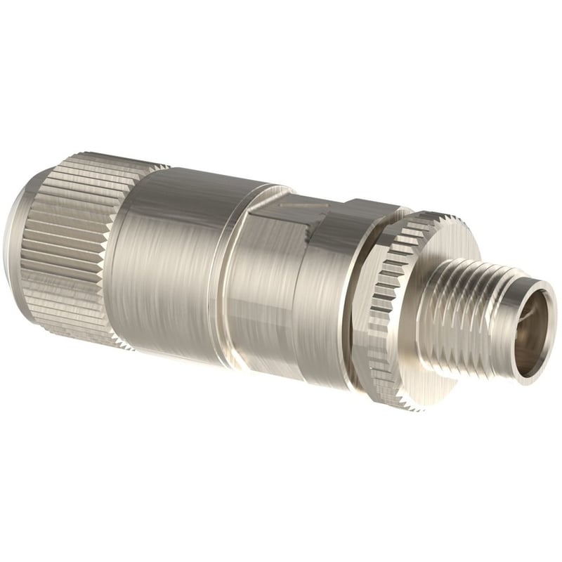 Panduit IndustrialNet M12 X-Code Field Terminable Plug - Thumbnail 2