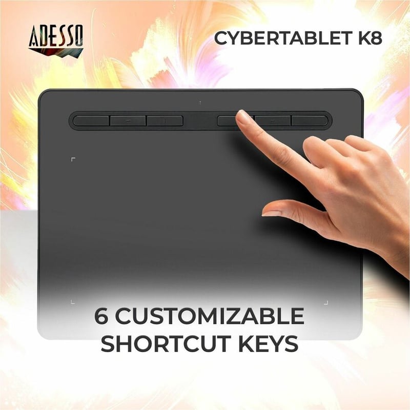 Adesso 8" x 5" Graphic Tablet - Thumbnail 5
