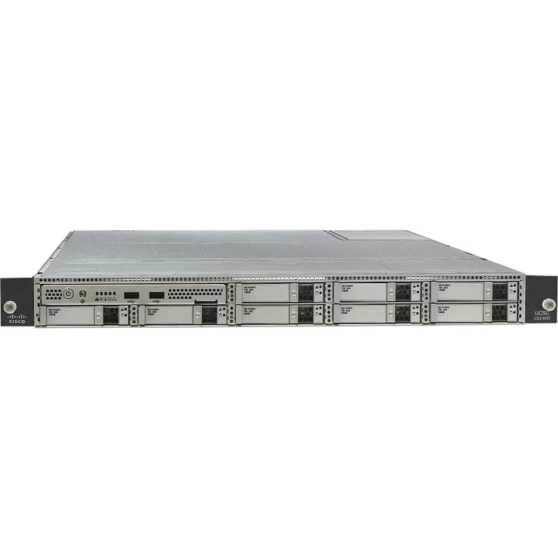 Cisco C22 M3 1U Rack Server - 1 x Intel Xeon E5-2403 1.80 GHz - 8 GB RAM - Serial ATA/600 Controller - Thumbnail 1
